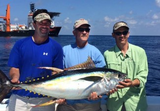 Capt. Billy Wells yellowfin tuna photo, mgfc.
