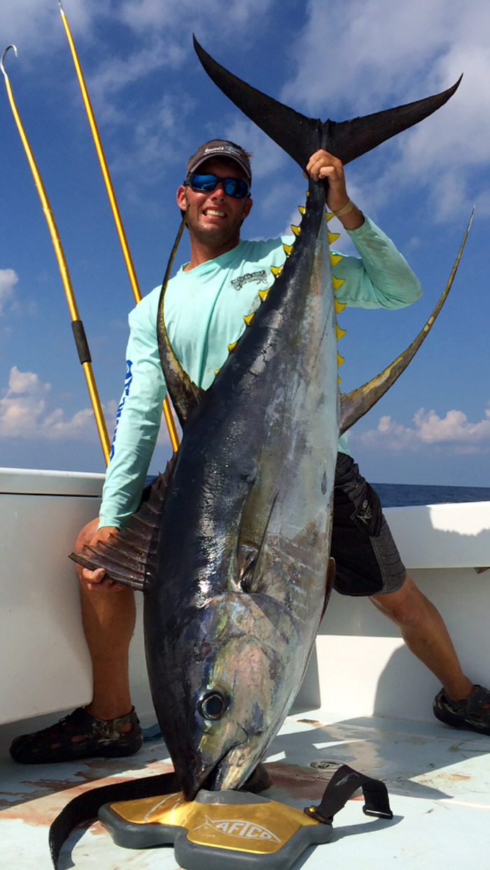 travis mayeux yellowfin tuna - 148lb mgfc photo