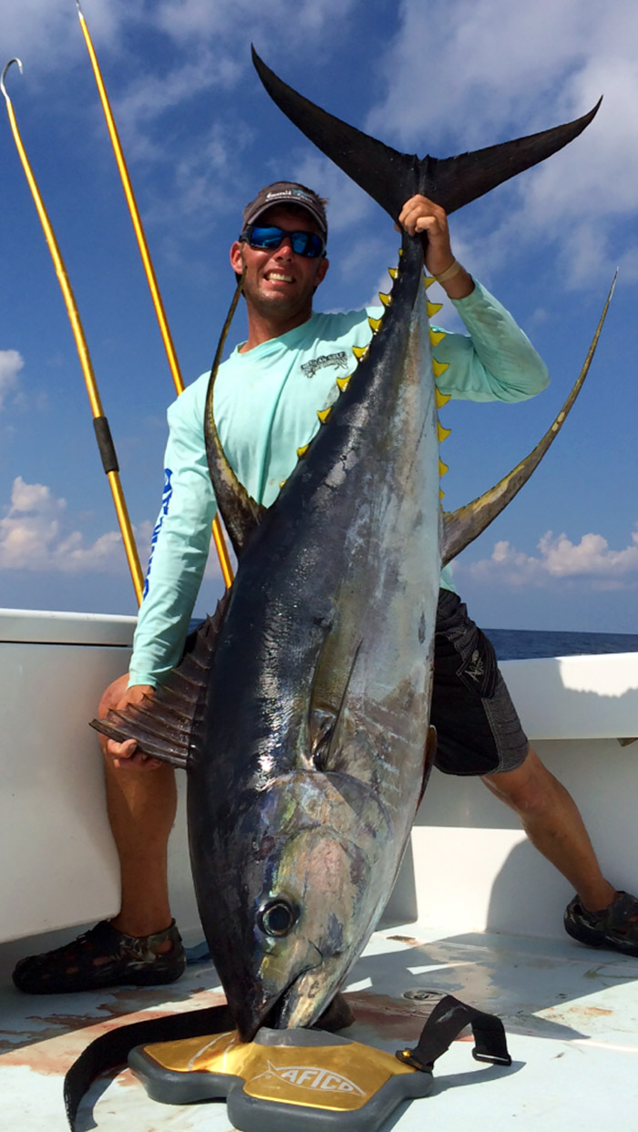 Mayeux Puts Charter on 148lb Yellowfin Tuna