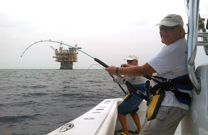 Capt Billy Wells double tuna photo