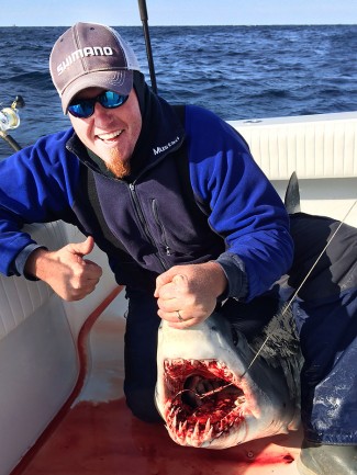 Shark fishing Venice, LA. Mako Sharks. MGFC. Kevin Beach