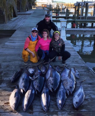 travis mayeux yellowfin tuna haul. MGFC photo