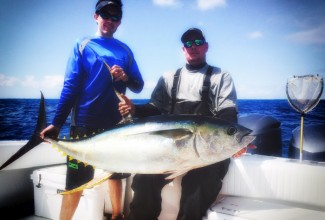 yellowfin-tuna-venice-mgfishing.com photo. Rick Couch on the f/v Wild Bill