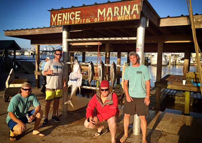 blue marlin and yellowfin tuna. that's what fishing with travis mayeux in venice is all about.