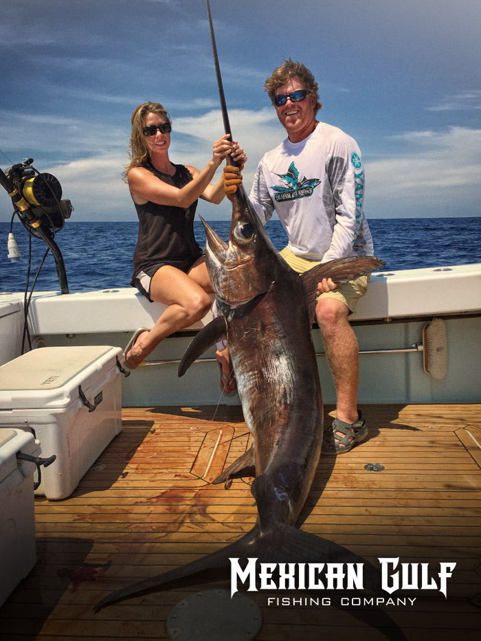 swordfish in daytime. Jordan Ellis. Gulf of Mexico, MGFC photo.