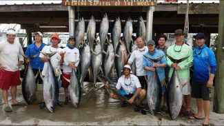 Venice Marina Yellowfin Tuna on the board. Photo, MGFC