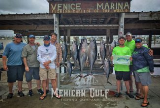 Kimmi makes maiden voyage from Venice Marina. Charter trip lands blue marlin and yellowfin tuna with Capt. Jordan Ellis.