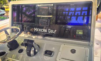 simrad electronics 37ft freeman. zach lewis. mgfishing.com